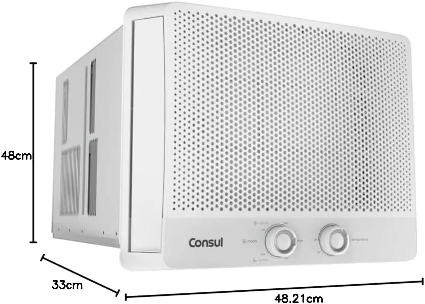 Ar condicionado janela 7500 BTUs Consul frio com design moderno - CCB07FB 220V