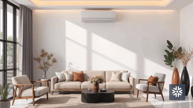 Economia e conforto com ar-condicionado inverter moderno